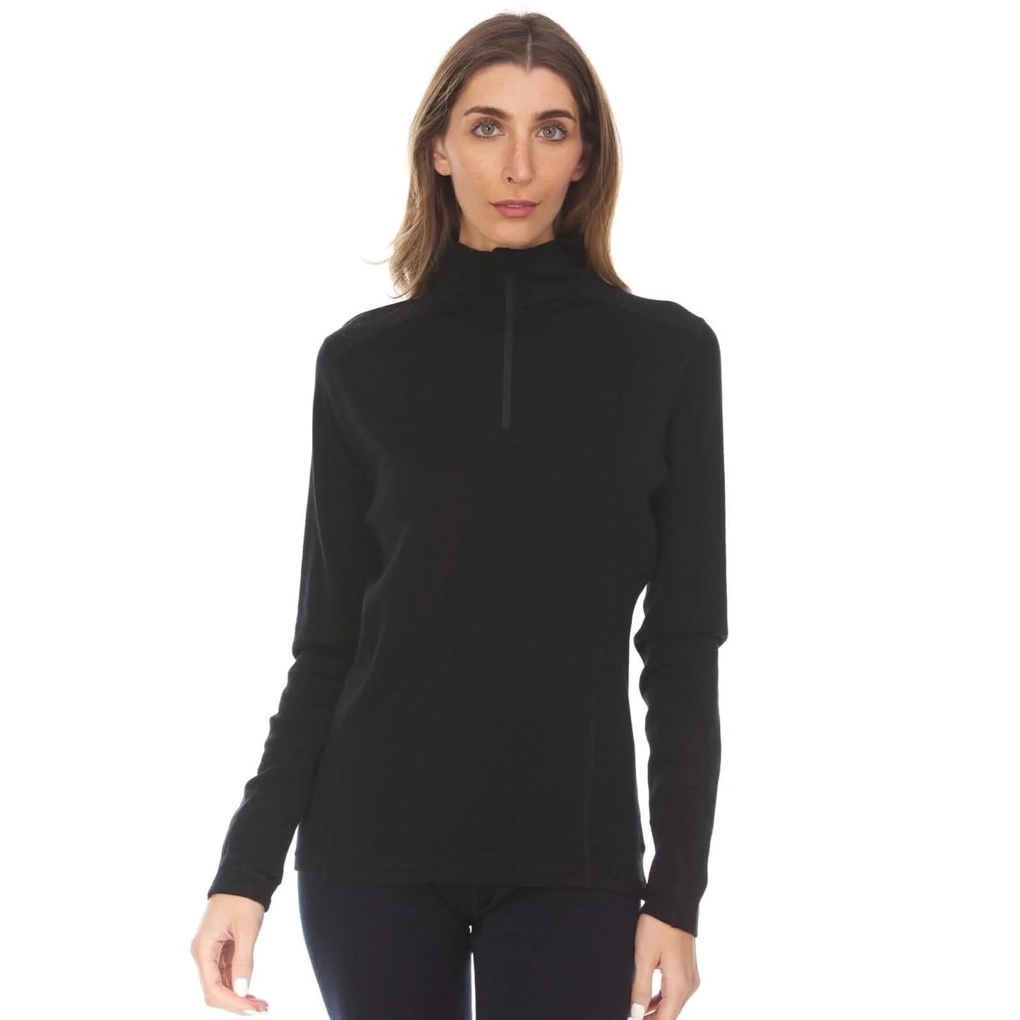 Minus 33 - Sequoia Midweight 1/4 Zip - Women's - Black