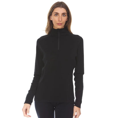 Minus 33 - Sequoia Midweight 1/4 Zip - Women's - Black