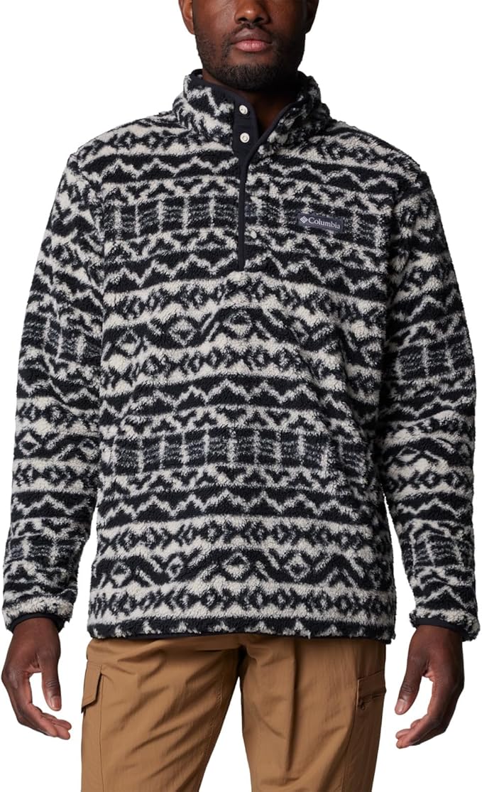Columbia - Rugged Ridge Half Snap Fleece - Men's - Dark Mountain Madras Multi