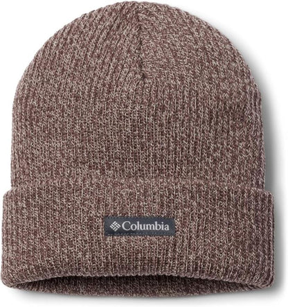 Columbia - Whirlibird Cuffed Beanie - Unisex - Basalt, Dark Stone Marled, Logo
