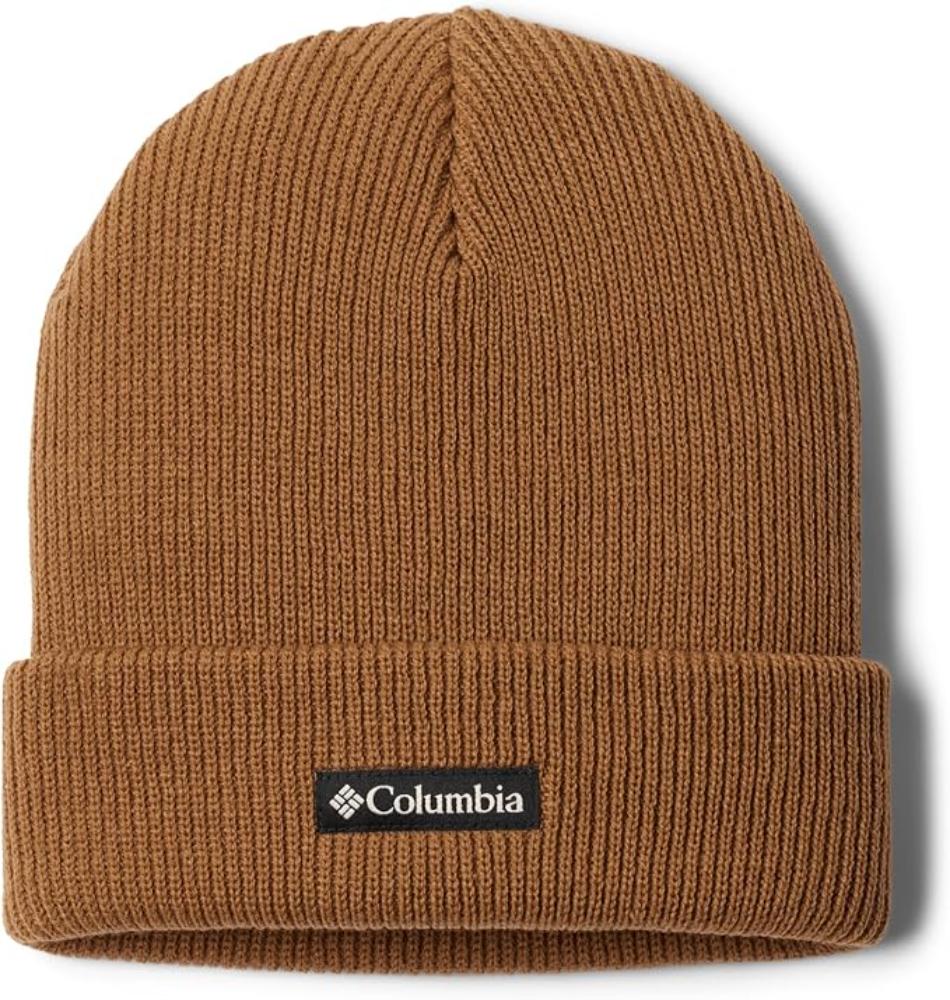Columbia - Whirlibird Cuffed Beanie - Unisex - Basalt, Dark Stone Marled, Logo