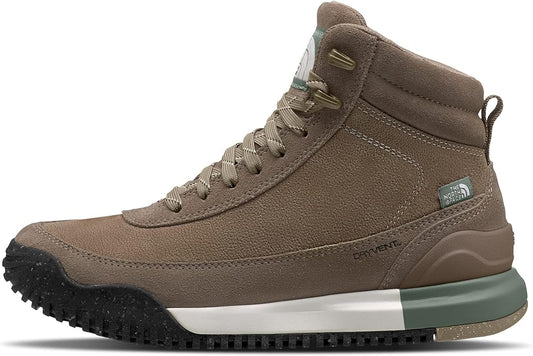 The North Face - Back-To-Berkeley III Leather WP - Women's - Fossil/Gardenia White