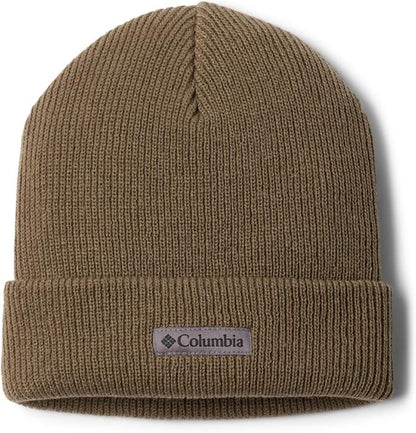 Columbia - Whirlibird Cuffed Beanie - Unisex - Basalt, Dark Stone Marled, Logo
