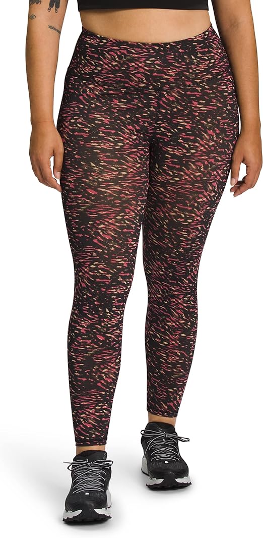 The North Face - Elevation 7/8 Legging - Women's - Cosmo Pink Bird Camo Print