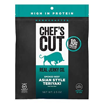 Chef's Cut Jerky - Steak Asian Style Teriyaki Jerky 2.5oz - Teriyaki