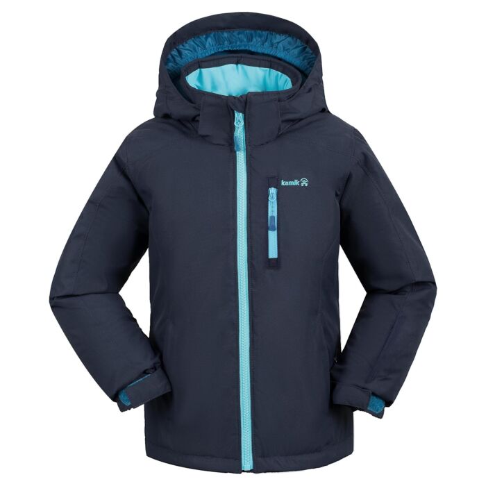 Kamik - Aura Girls Winter Jacket - Midnight/Mikonos