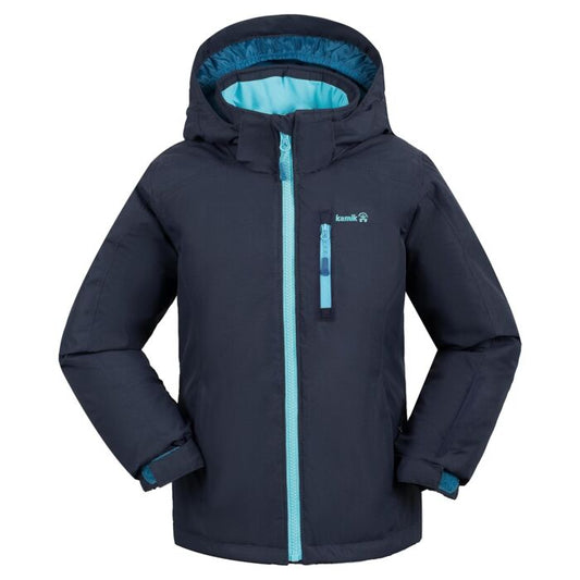 Kamik - Aura Girls Winter Jacket - Midnight/Mikonos