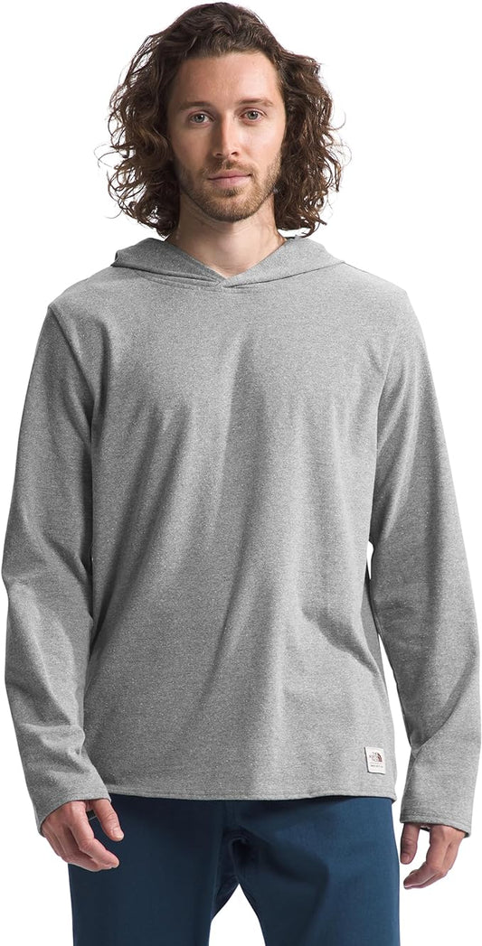The North Face - Long Sleeve Heritage Patch Hoodie Tee - Men's
