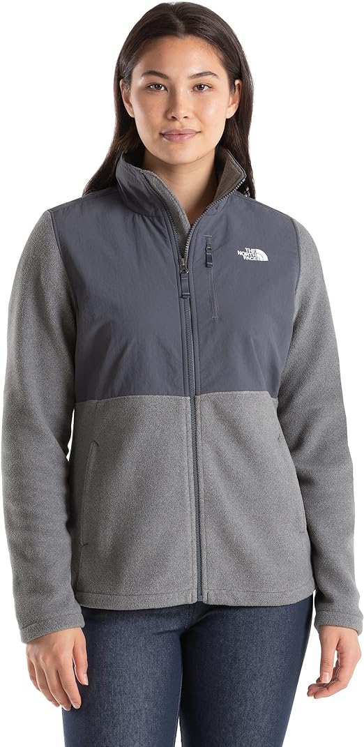 The North Face - Candescent Full Zip - Women's - TNF Medium Grey Heather/Vanadis Grey
