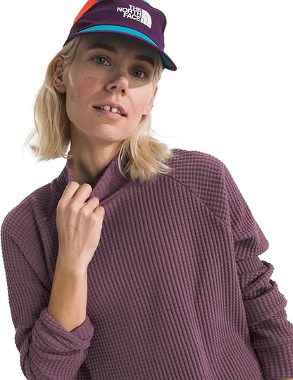 The North Face - Long Sleeve Mock Neck Chabot - Women's - White Dune