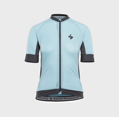 Sweet Protection - Crossfire Merino Short Sleeve Jersey - Women's - Glacier Blue