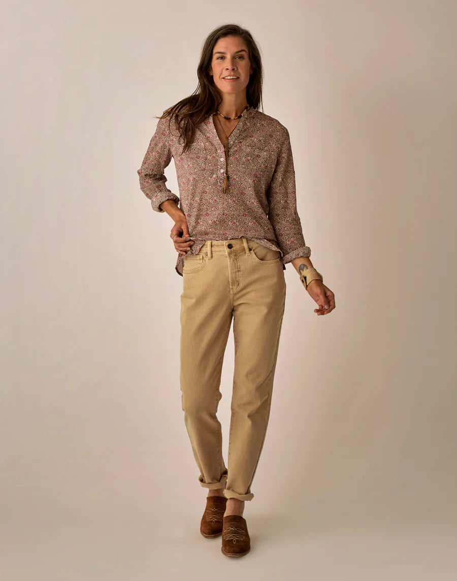 Carve Designs - Dylan Gauze Shirt - Women's - Golden Garden