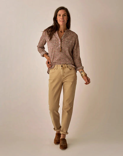 Carve Designs - Dylan Gauze Shirt - Women's - Golden Garden