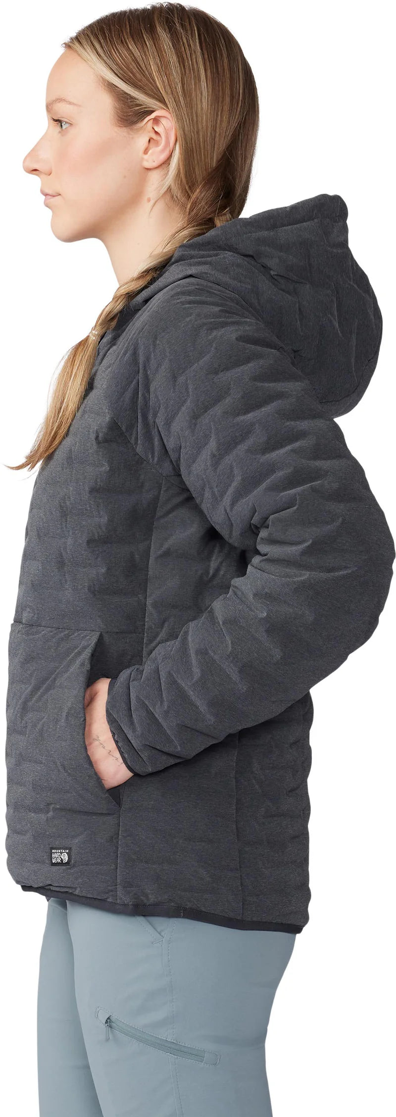 Mountain Hardwear - Stretchdown Light Pullover - Women's - Dark Storm Heather