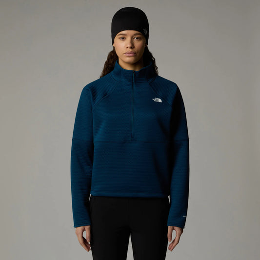 The North Face - Dotknit Thermal 1/4 Zip - Women's - Midnight Petrol