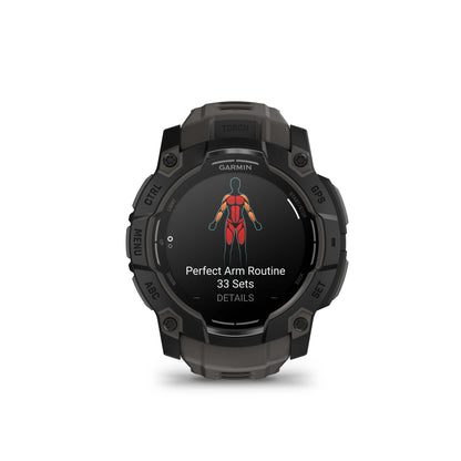 Garmin - Instinct 3 - 50mm AMOLED - Black/Charcoal