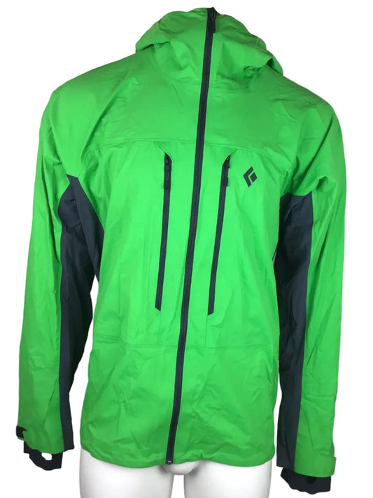 Black Diamond Dawn Patrol Jacket Men LG Green/Grey