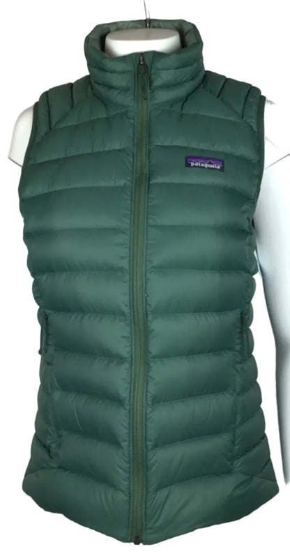 PATAGONIA PUFFER VEST WMN MD GRN
