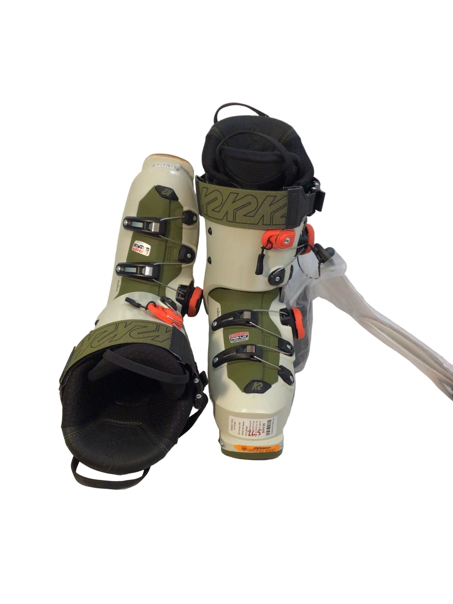 K2 Cortex 140 Zonal Ski Boots 26.5 White