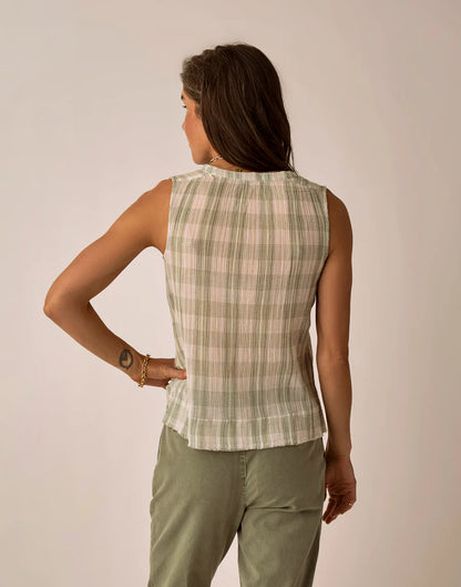Carve Designs - Dylan Tank - Women's - Fatigue Multiplaid