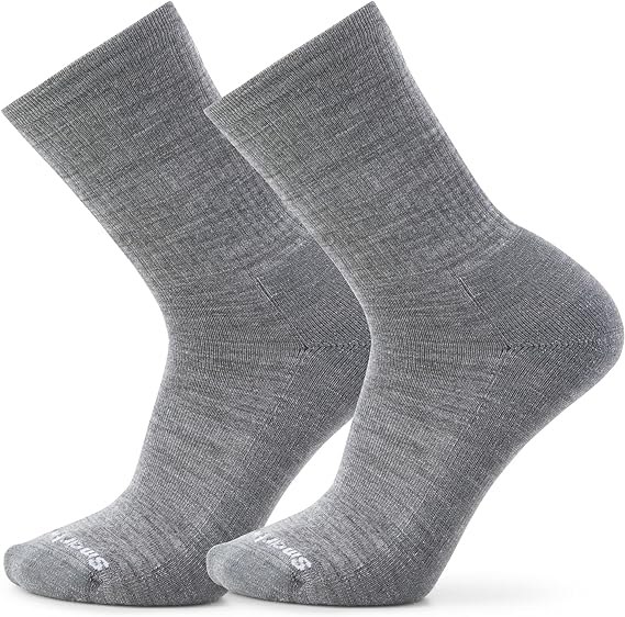 Smartwool - Everyday Solid Rib Crew 2 Pack - Medium Gray