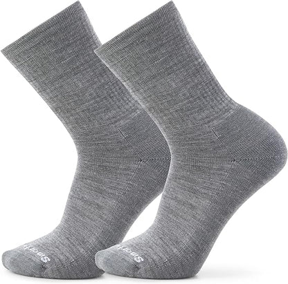 Smartwool - Everyday Solid Rib Crew 2 Pack - Medium Gray