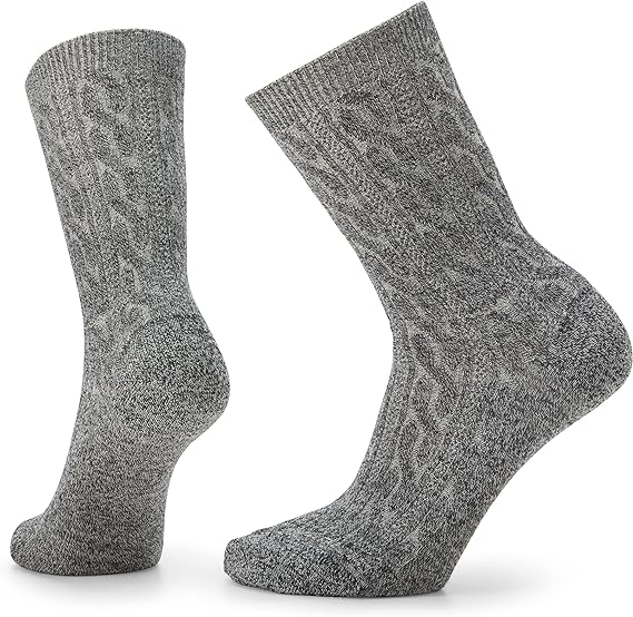 Smartwool - Everyday Cable Crew Socks - Black