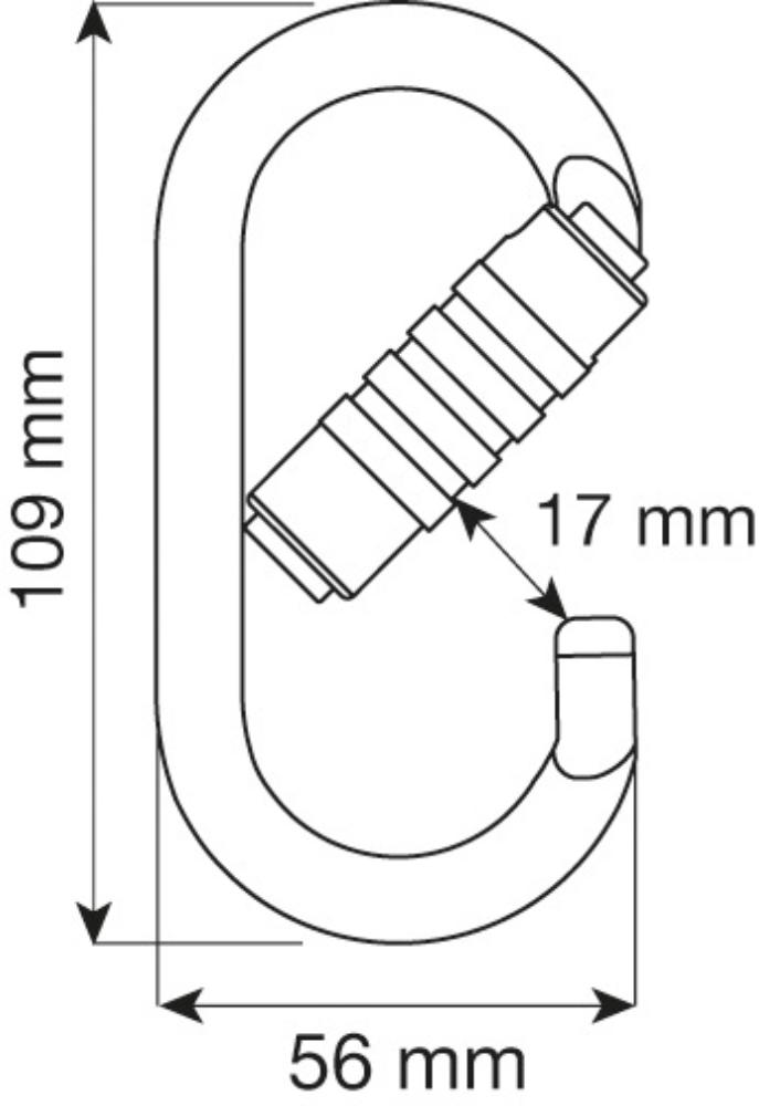 Camp - Steel Oval Pro 3Lock