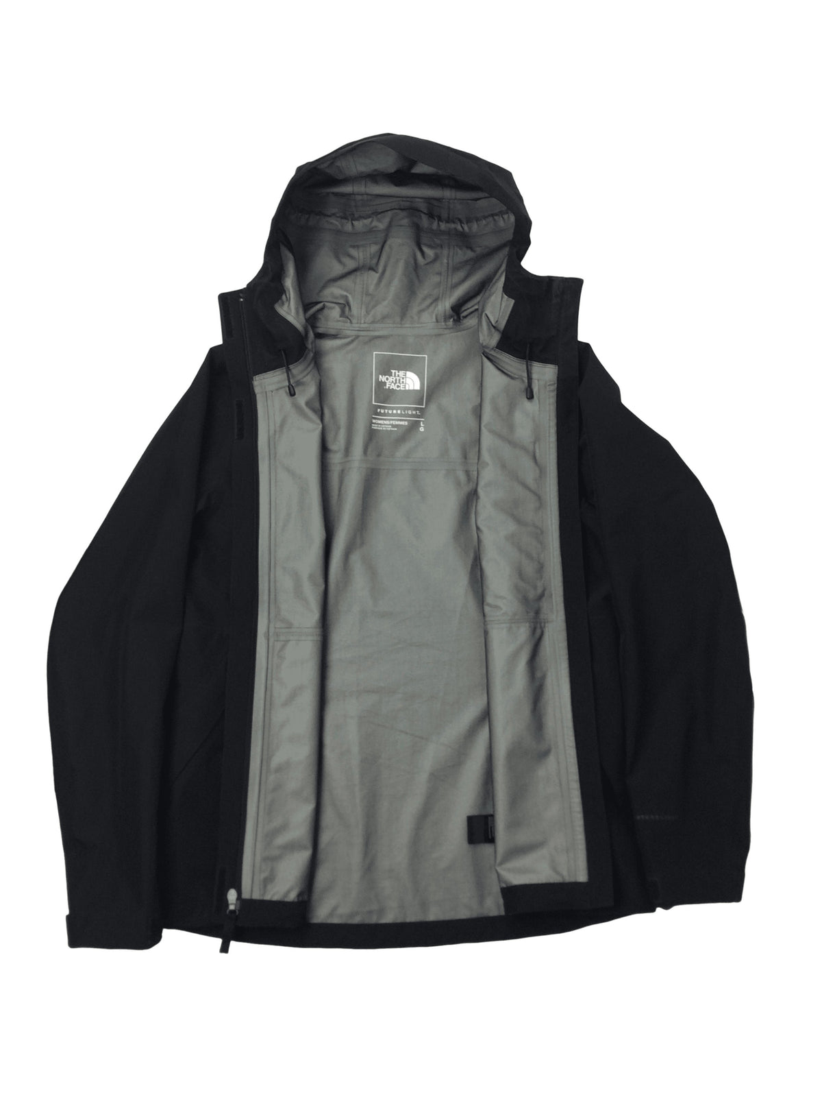 North Face Rain Jacket W LG Black