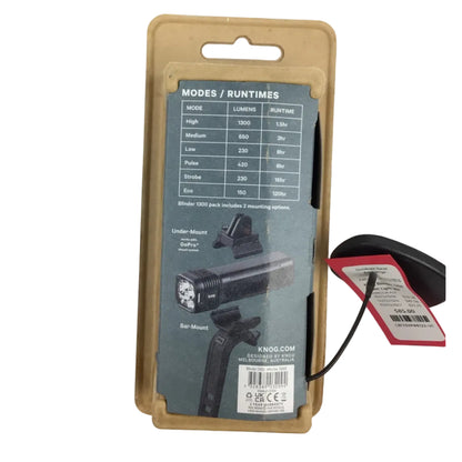 Knog Blinder 1300 Front Light Blk