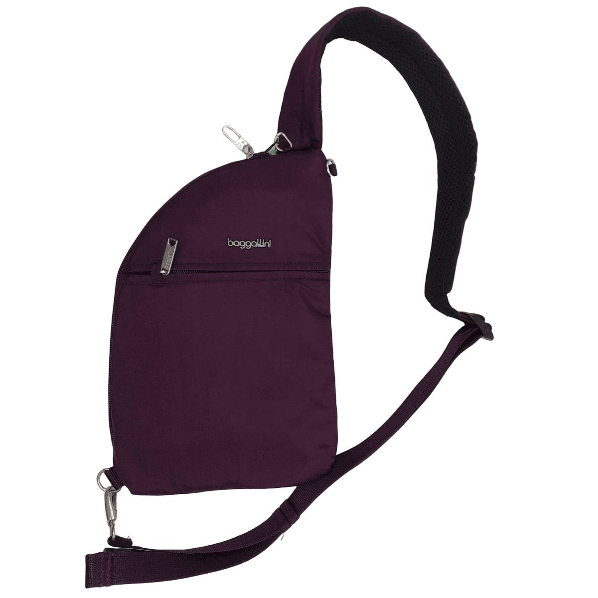 Baggalllini Securetex Anti-Thft Half Moon Purple