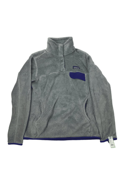 Patagonia QB Fleece Pullover Wmn MD Grey