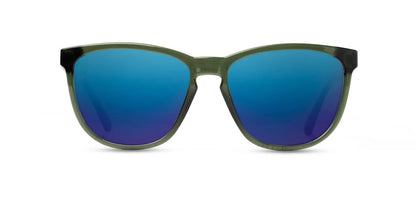Camp Eyewear - Arrowcrest - Fern / Walnut; HD Plus Polarized Blue Flash