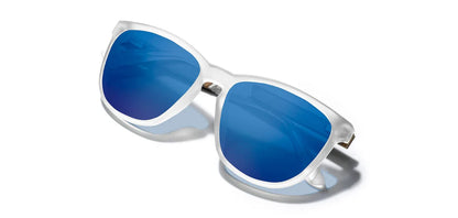 Camp Eyewear - Arrowcrest - Matte Crystal / Walnut; HD Plus Polarized Blue Flash