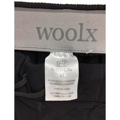 Woolx Joggers Men LG Tall Blk