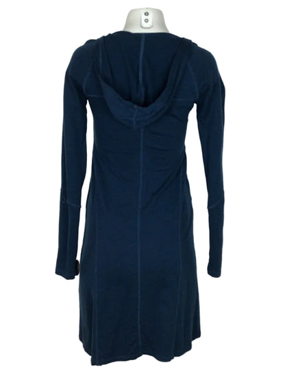 Ibex Hooded Dress Wmn Sm Blue