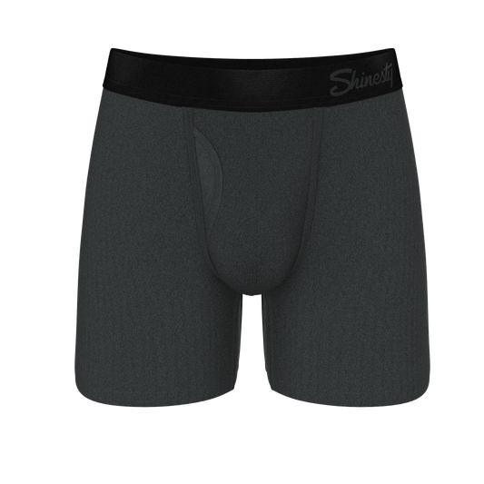 The Basalt | Heather Charcoal Ball Hammock® Pouch Underwear With Fly