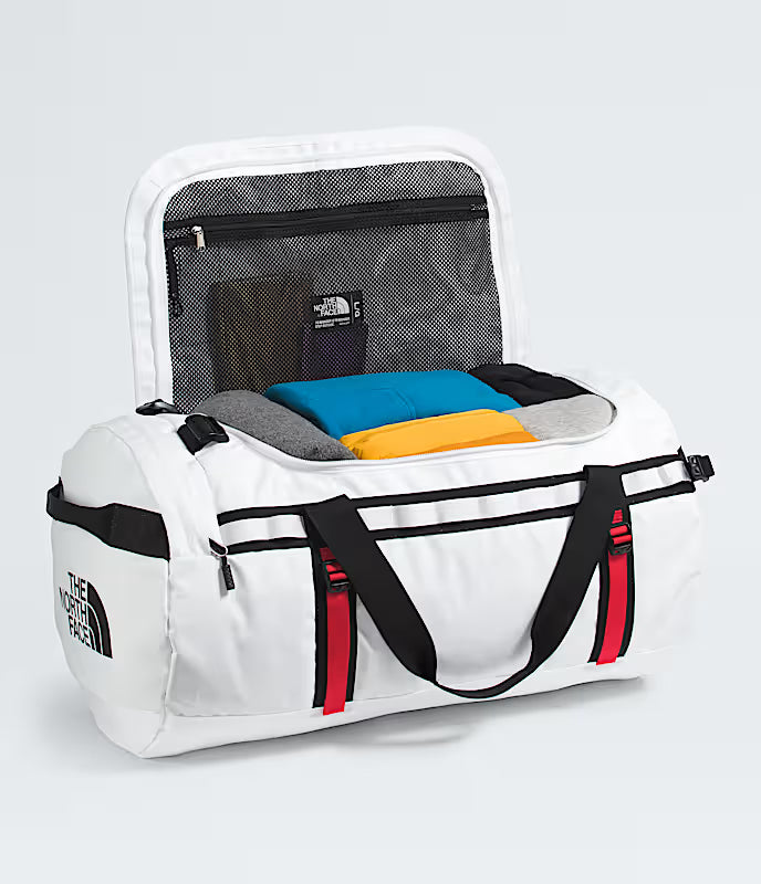 The North Face - Base Camp Duffel L - TNF White/TNF Black/Elevation Red