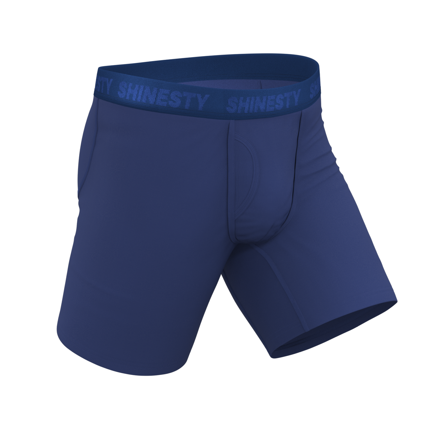 The Bloom Moon | Tonal Navy Long Leg Ball Hammock® Pouch Underwear With Fly