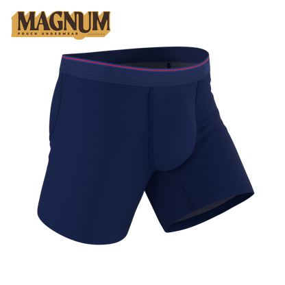The Blueberry Pie | Red Tip Navy Ball Hammock® Magnum Big Pouch Underwear