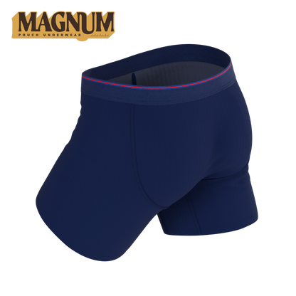 The Blueberry Pie | Red Tip Navy Ball Hammock® Magnum Big Pouch Underwear