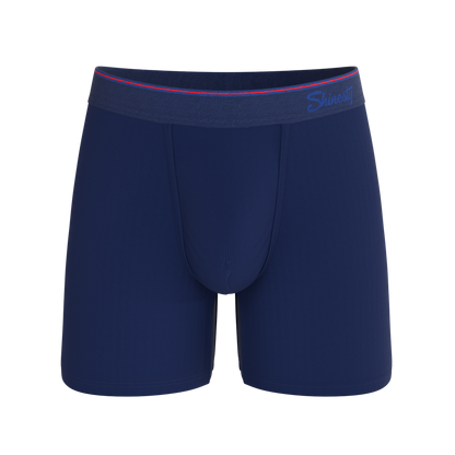 The Blueberry Pie | Red Tip Navy Ball Hammock® Magnum Big Pouch Underwear