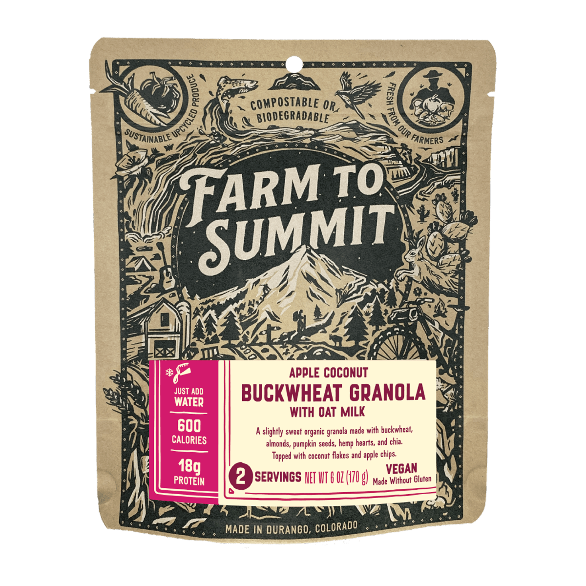 Farm to Summit - Apple Buckwheat Granola (Cold Soak)