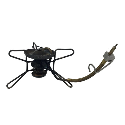 Small camping stove on a white background