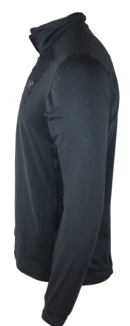 Arcteryx Quarte Zip Midlayer Men LG Black