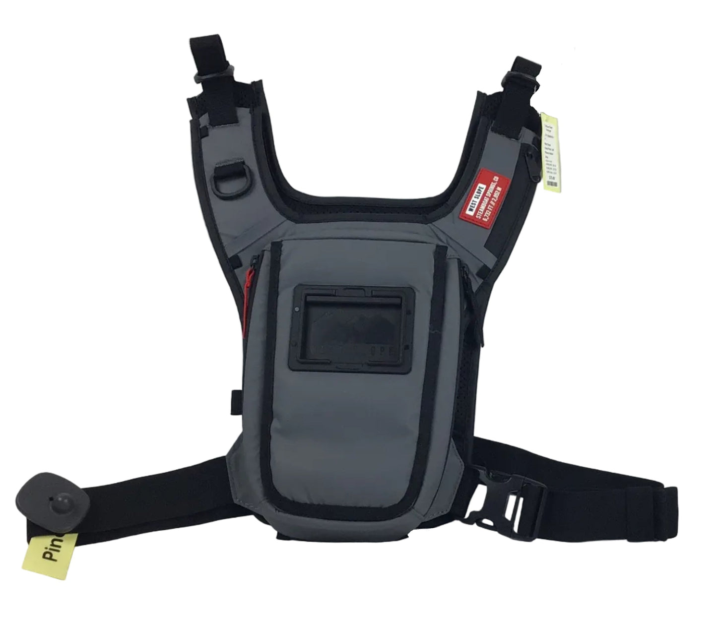 West Slope Chest Pack Cell Phone Holder Grey