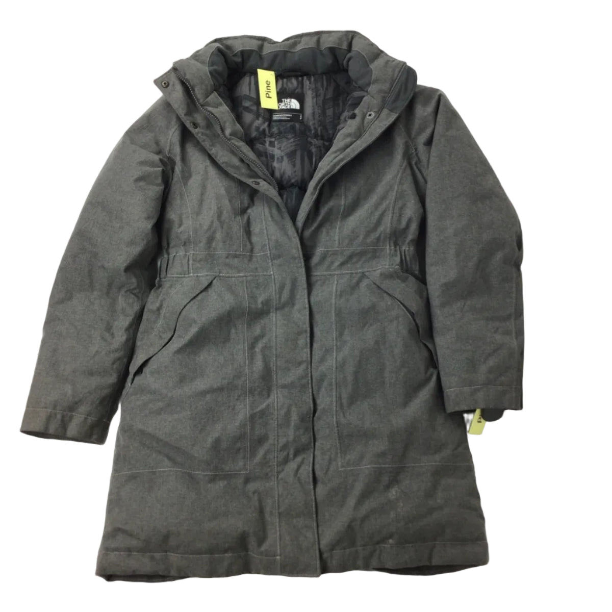TNF Long Down Coat Wmn SM Grey