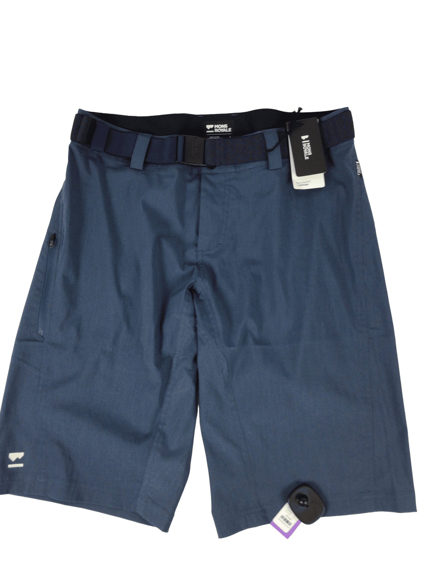 Mons Royale Bike Shorts Wmn Lg Slate