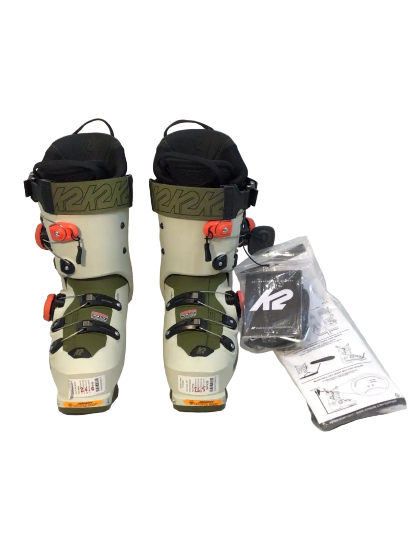 K2 Cortex 140 Zonal Ski Boots 26.5 White