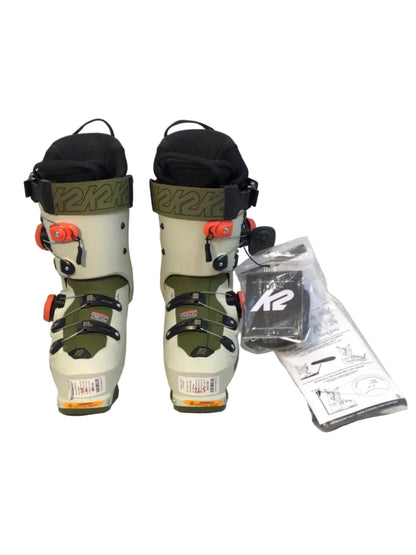 K2 Cortex 140 Zonal Ski Boots 26.5 White